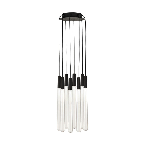 Pylon Outdoor (Damp) Chandelier by Visual Comfort Modern
