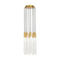 Pylon Outdoor (Damp) Chandelier by Visual Comfort Modern