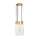 Pylon Outdoor (Damp) Chandelier by Visual Comfort Modern