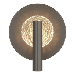 Buy dark-smoke-with-clear-glass-zm-glass-and-clear-shade Solstice Sconce by Hubbardton Forge