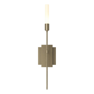 Buy soft-gold-and-white-shade Lisse Sconce by Hubbardton Forge