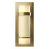 Modern Brass with Opal Glass (GG) Glass and White Shade