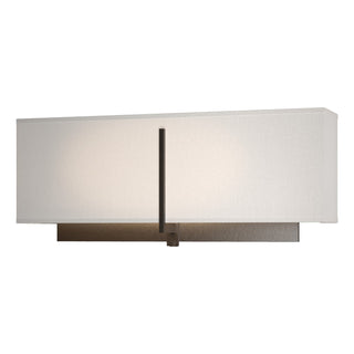 Buy oil-rubbed-bronze-with-flax-shade-se-glass-and-white-shade Exos Sconce by Hubbardton Forge