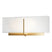 Modern Brass with Natural Anna Shade (SF) Glass and White Shade