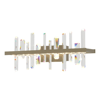 Buy soft-gold-and-clear-shade Solitude Sconce by Hubbardton Forge