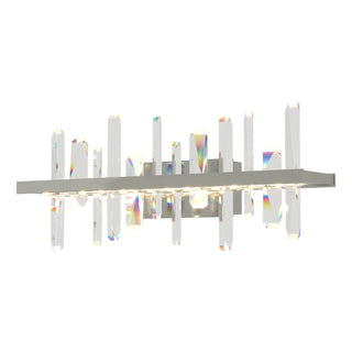 Buy sterling-and-clear-shade Solitude Sconce by Hubbardton Forge