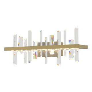 Buy modern-brass-and-clear-shade Solitude Sconce by Hubbardton Forge