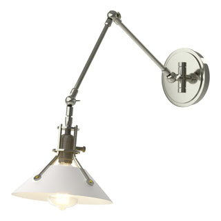 Buy sterling-and-metal-shade Henry Sconce by Hubbardton Forge