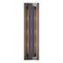 Oil Rubbed Bronze with Blue Glass (EE) Glass and Blue Shade