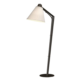 Buy oil-rubbed-bronze-with-flax-shade-se-glass-and-white-shade Reach Floor Lamp by Hubbardton Forge