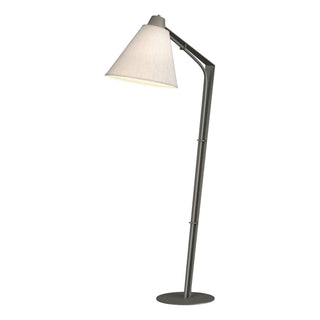 Buy natural-iron-with-flax-shade-se-glass-and-white-shade Reach Floor Lamp by Hubbardton Forge