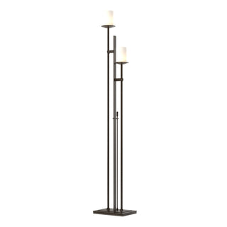 Buy oil-rubbed-bronze-with-opal-glass-gg-glass-and-white-shade Rook Floor Lamp by Hubbardton Forge