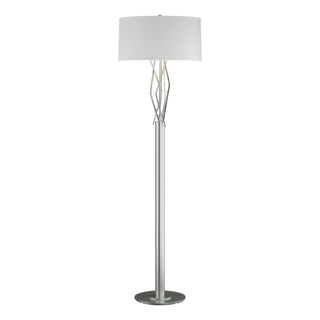 Buy vintage-platinum-with-natural-anna-shade-sf-glass-and-white-shade Brindille Floor Lamp by Hubbardton Forge