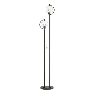 Buy oil-rubbed-bronze-with-clear-glass-zm-glass-and-clear-shade Pluto Floor Lamp by Hubbardton Forge