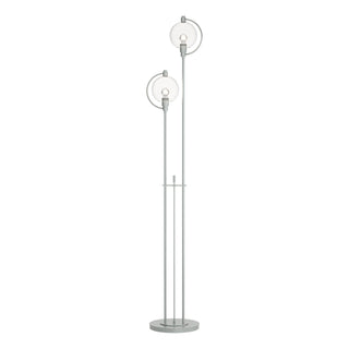 Buy vintage-platinum-with-clear-glass-zm-glass-and-clear-shade Pluto Floor Lamp by Hubbardton Forge