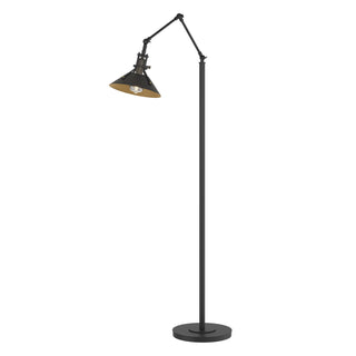 Buy black-and-black-shade Henry Floor Lamp by Hubbardton Forge