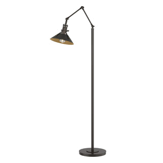 Buy oil-rubbed-bronze-and-black-shade Henry Floor Lamp by Hubbardton Forge