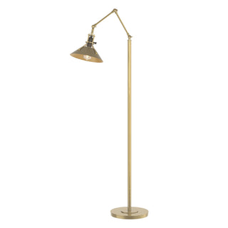 Buy modern-brass-and-brass-gold-shade Henry Floor Lamp by Hubbardton Forge
