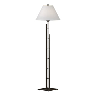 Buy oil-rubbed-bronze-with-natural-anna-shade-sf-glass-and-white-shade Metra Floor Lamp by Hubbardton Forge