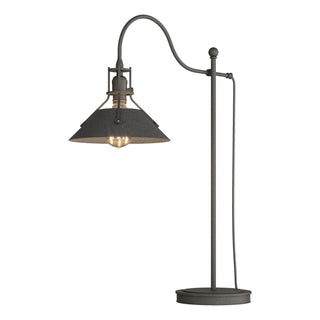 Buy natural-iron-and-silver-gray-shade Henry Table Lamp by Hubbardton Forge
