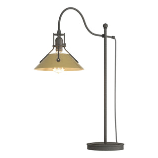 Buy natural-iron-and-gold-shade Henry Table Lamp by Hubbardton Forge