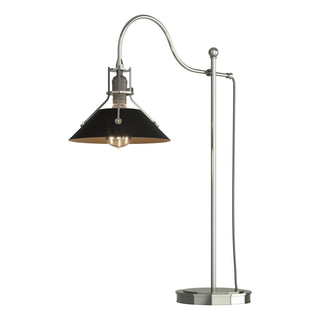 Buy sterling-and-black-shade Henry Table Lamp by Hubbardton Forge
