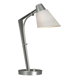 Buy vintage-platinum-with-natural-anna-shade-sf-glass-and-white-shade Reach Table Lamp by Hubbardton Forge