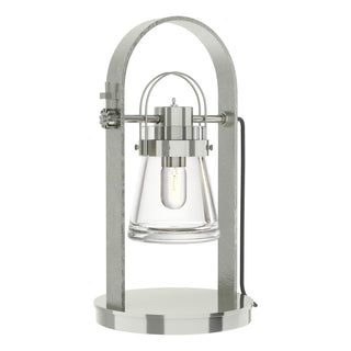Buy sterling-with-clear-glass-zm-glass-and-clear-shade Erlenmeyer Table Accent Lamp by Hubbardton Forge