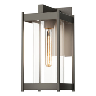 Buy coastal-dark-smoke-with-clear-glass-zm-glass-and-clear-shade Cela Sconce by Hubbardton Forge