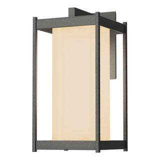 Buy coastal-natural-iron-with-opal-glass-gg-glass-and-white-shade Cela Wall Lanterns by Hubbardton Forge