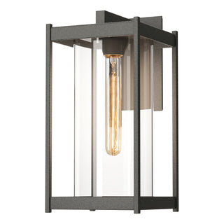 Buy coastal-natural-iron-with-clear-glass-zm-glass-and-clear-shade Cela Wall Lanterns by Hubbardton Forge