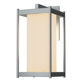 Buy coastal-burnished-steel-with-opal-glass-gg-glass-and-white-shade Cela Wall Lanterns by Hubbardton Forge