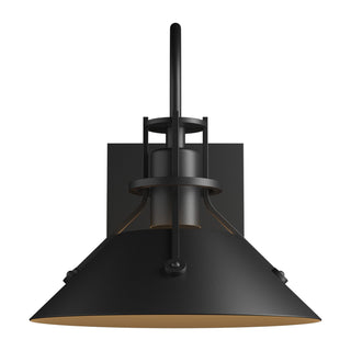 Buy coastal-black-and-black-shade Henry Wall Lantern by Hubbardton Forge