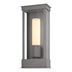 Coastal Burnished Steel with Opal Glass (GG) Glass and White Shade