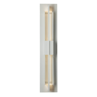 Buy coastal-white-with-clear-glass-zm-glass-and-clear-shade Axis Sconce by Hubbardton Forge