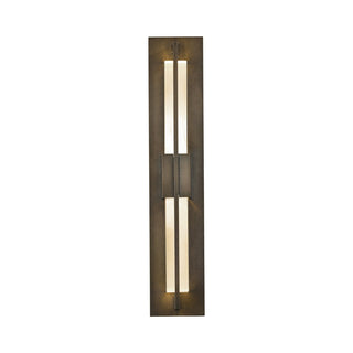 Buy coastal-bronze-with-clear-glass-zm-glass-and-clear-shade Axis Sconce by Hubbardton Forge
