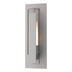 Coastal Burnished Steel with Clear Glass with Opal Diffuser (ZU) Glass and Clear Shade
