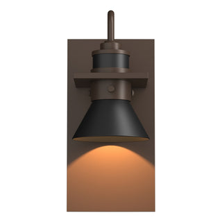 Buy coastal-bronze-and-black-shade Erlenmeyer Wall Lanterns by Hubbardton Forge