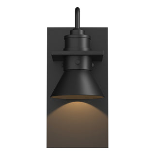 Buy coastal-black-and-black-shade Erlenmeyer Wall Lanterns by Hubbardton Forge