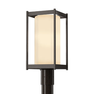 Buy coastal-bronze-with-opal-glass-gg-glass-and-white-shade Cela Post Lantern by Hubbardton Forge