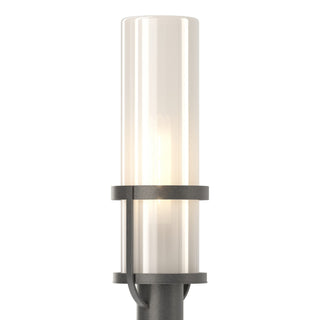 Buy coastal-natural-iron-with-frosted-glass-fd-glass-and-white-shade Alcove Post Lantern by Hubbardton Forge