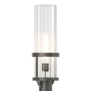 Buy coastal-natural-iron-with-clear-glass-zm-glass-and-clear-shade Alcove Post Lantern by Hubbardton Forge