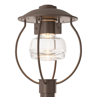 Buy coastal-bronze-with-clear-glass-zm-glass-and-clear-shade Mason Post Lantern by Hubbardton Forge