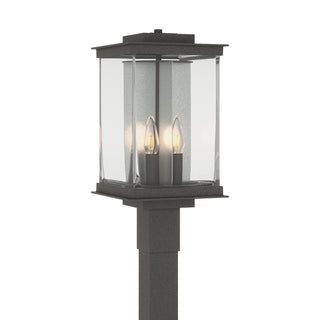 Buy coastal-natural-iron-with-clear-glass-zm-glass-and-clear-shade Kingston Post Lantern by Hubbardton Forge