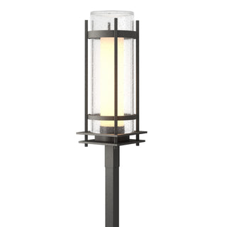Buy coastal-natural-iron-with-seeded-glass-with-opal-diffuser-zs-glass-and-clear-seedy-shade Torch Post Lantern by Hubbardton Forge