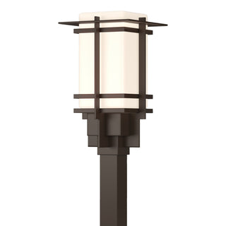 Buy coastal-bronze-with-opal-glass-gg-glass-and-white-shade Tourou Post Lantern by Hubbardton Forge