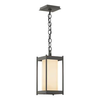 Buy coastal-natural-iron-with-opal-glass-gg-glass-and-white-shade Cela Lantern by Hubbardton Forge