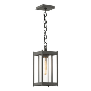 Buy coastal-natural-iron-with-clear-glass-zm-glass-and-clear-shade Cela Hanging Lanterns by Hubbardton Forge
