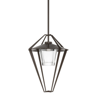 Buy coastal-bronze-with-clear-glass-zm-glass-and-clear-shade Stellar Hanging Lanterns by Hubbardton Forge