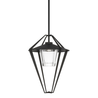 Buy coastal-black-with-clear-glass-zm-glass-and-clear-shade Stellar Hanging Lanterns by Hubbardton Forge